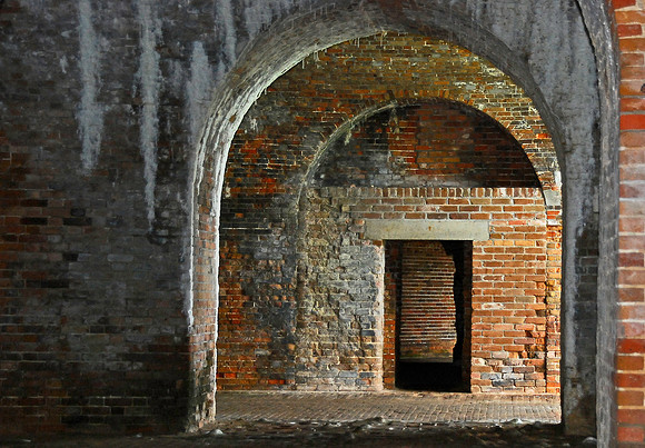 Interior Fort Monroe circa 1833, Gulf Shore, AL