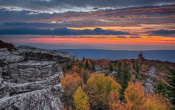Dawn at Bear Rocks Dolly Sods Wilderness