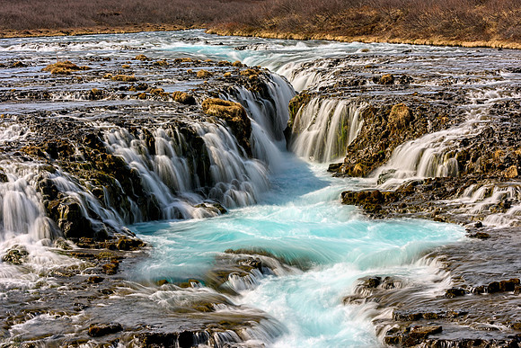 Bruarfoss Waterfall
