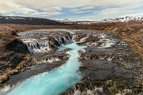 Bruarfoss Waterfall