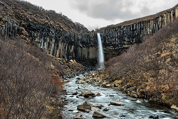 Svartifoss Waterfall