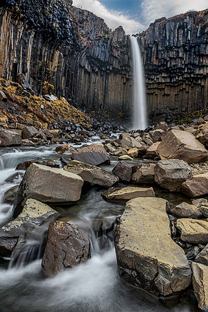 Svatifoss Waterfall