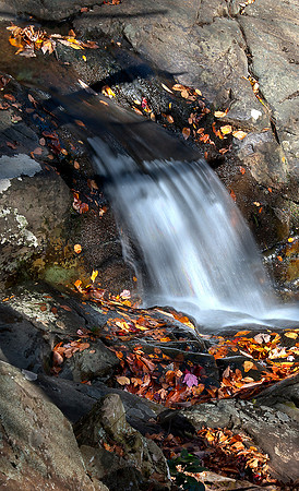Part of Rose River Falls