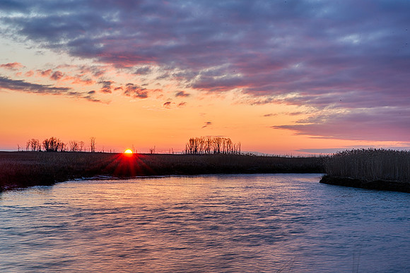 BHNWR Windy and Cold February Sunrise