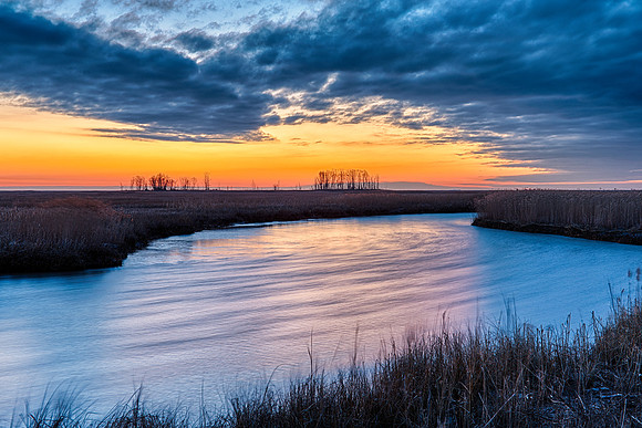 Twilight at Bombay Hook NWR