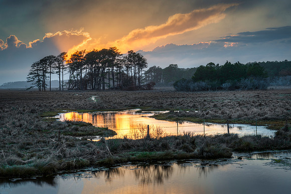 Sunset at Chincoteague NWR