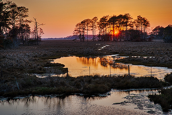 Sunset at Chincoteague