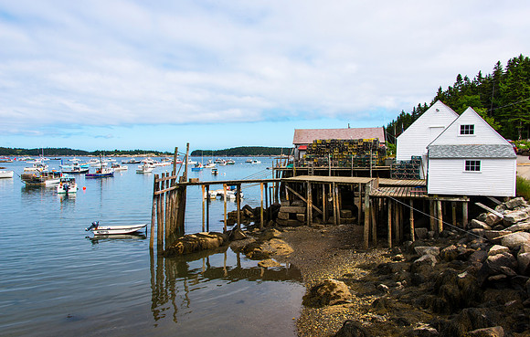 Stonington at Low Tide