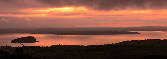 Bar Island Sunrise from Cadillac Mountain