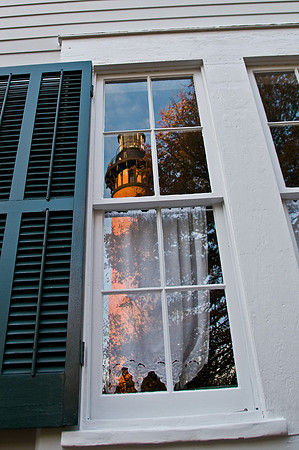 Reflection of Corolla Lighthouse