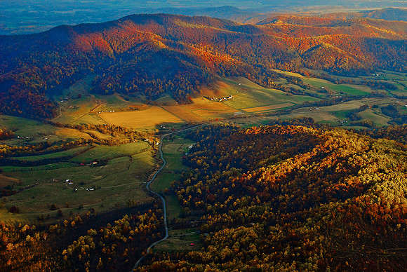 Over the Shenandoah Mountains, VA