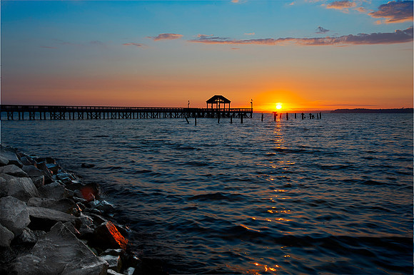 Sunrise on the Potomac River