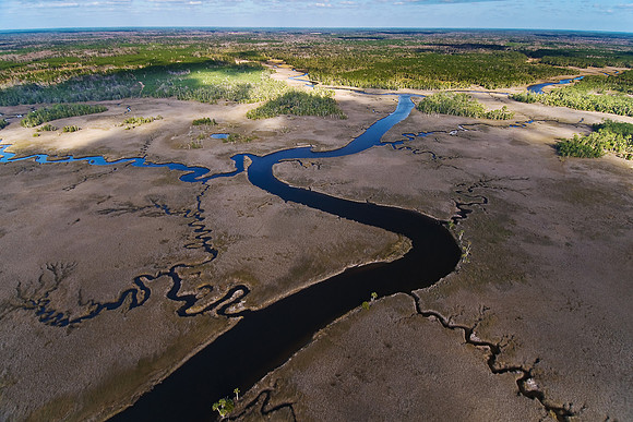 Over Gulf Coast Just South of Suwannee River