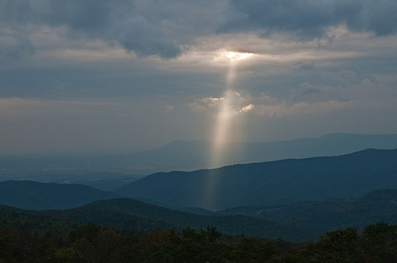 Late Afternoon on the Shenandoah Mountains
