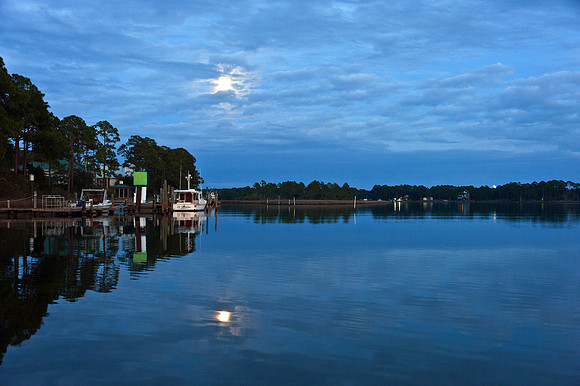 Full Moon on Carrabelle River