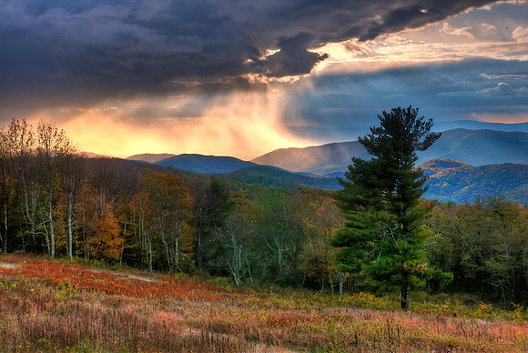 Sunset at Shenandoah National Park