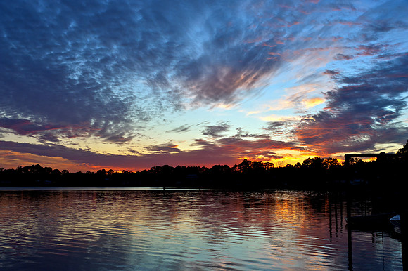 Sunset on Carrabelle River