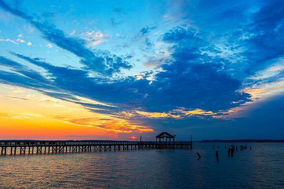 Leesylvania State Park Sunrise at the Fishing Pier
