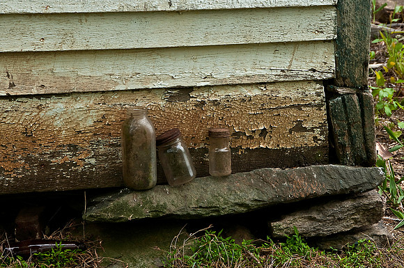 Old Abandoned Church's Cornerstone