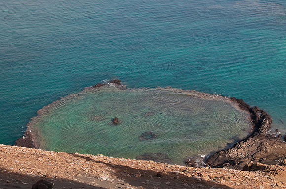 Caldera Covered in Shallow Water