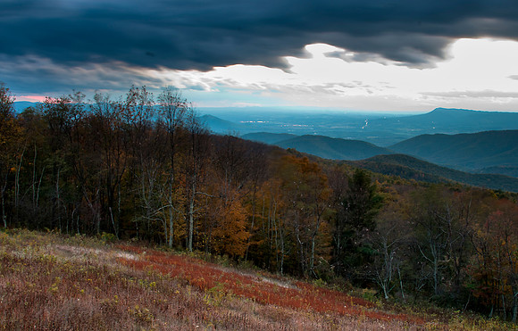Sunset at Shenandoah National Park