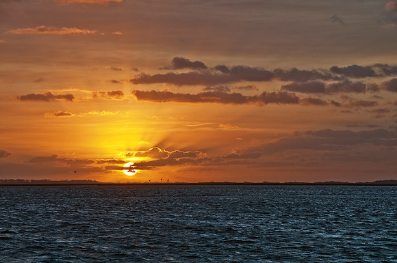 Sunrise on Upshur Bay, Eastern Shore, VA