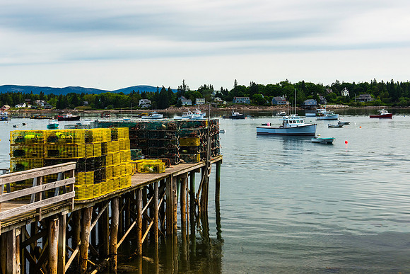 Bernard Lobster Traps on Bass Harbor