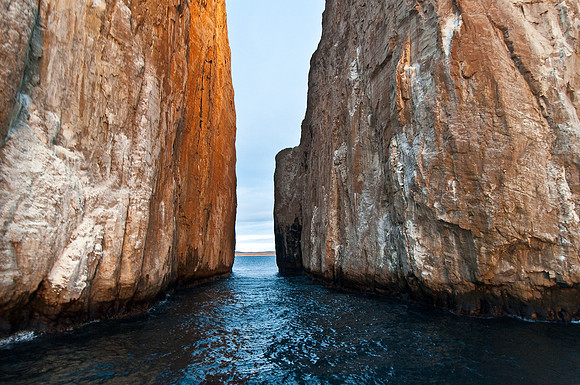 Looking in Between Kicker Rock