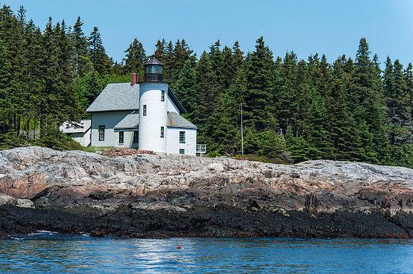 Lighthouse on Pond Island Narraguagus Bay