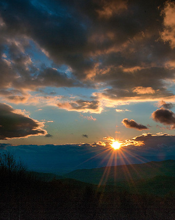 Sunset at Shenandoah National Park