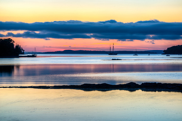 Sunset near the Town of Sunset on Deer Isle