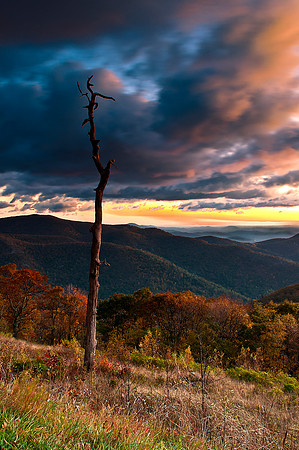 Sunrise at Shenandoah National Park
